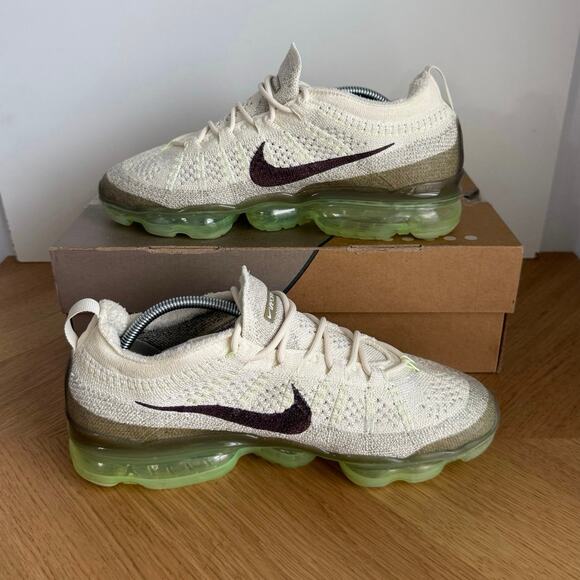 Nike Air Vapormax Flyknit ‘Coconut Milk/Olive’ Men Sneakers- SZ Men 8- W 9.5 main image 8